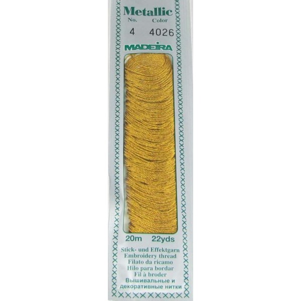 X10 MADEJA METALLIC MOULINE Nº 4 - 20M